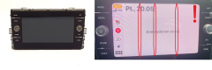 Radio Display Volkswagen 5G6919605A VDO