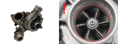 Turbocharger 9644384180 0375F9 2.0 HDI 16v Garrett Citroen C8 807 Peugeot