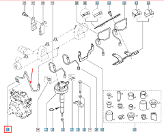 Fuel Pipe New Original 7701070031 Renault