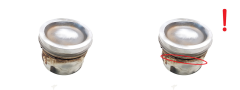 Engine Piston B 7700113638 2.0 8V F3R Renault 1026