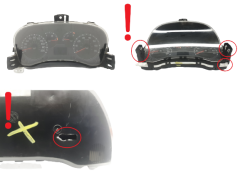 Speedometer/Instrument Cluster Fiat Panda 51711239 503000480900 48773