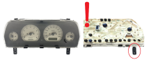Speedometer/Instrument Cluster Rover 25 RG/22991 AR0054204 UK-NSI 55165