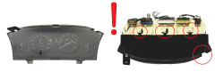 Speedometer/Instrument Cluster Citroen ZX 9611630780 54516