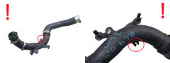 Charge Air Hose 144604208R 0.9 TCE Dacia Sandero 2 Renault Captur Clio 4