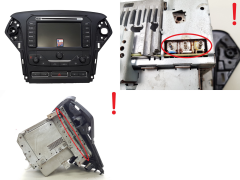Navigation Radio Ford Mondeo BS7T-18K931-EC BS7T-19H449-CAA