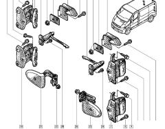 Door Hinge Stopper Rear Original Trafic II Vivaro Primastar 8200006259