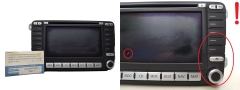 Radio CD Player Navi VW Golf 1K0035198C 7612002071 Blaupunkt 0282