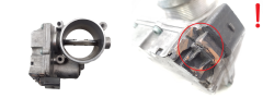 Throttle Body Valve VWAG 4E0145950H A2C53364207 2.7 3.0 TDI 1557