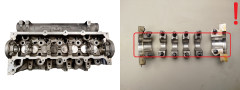 Cylinder Head Renault 2968F2 110415795R 7701477400 1.5 DCI Siemens