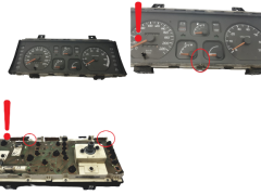 Speedometer/Instrument Cluster Renault Clio 1 7700809036 B 54806