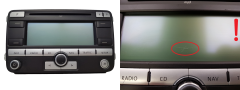 Radio Cd Mp3 Player Navi Volkswagen 1K0035191D 7612002044 Blaupunkt 1096