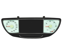 Speedometer/Instrument Cluster Lancia Phedra 1496284080 501021890075 40873