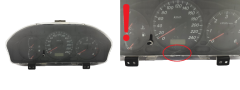 Speedometer/Instrument Cluster Mazda 626 KNGG3DA 50147