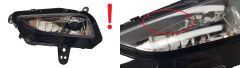 Halogen Lamp Left Original 1004003L Opel Mokka