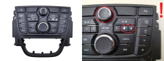 Control panel Radio Opel Meriva B 13362776 CD400