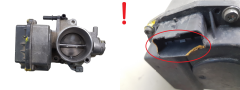 Throttle Body Valve Citroen Peugeot 9648053780 408239823003 1.8 2.0 VDO