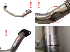 Egr Pipe 161836 9652264880 2.0 HDI Citroen C5 Peugeot 407 S5