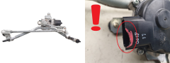 Wiper Linkage Renault Captur 288001161R Mitsuba 1063
