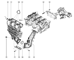 Gasket, Seal New Original Renault Nissan 1.4 8v 1403500Q0K