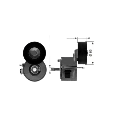 Belt Tensioner Original Citroen Peugeot Nemo Bipper 1.3 HDI 1639367780 Belt Tensioner Original Citroen Peugeot Nemo Bipper 1.3 HDI 1639367780