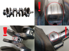 Crankshaft 8200590738 2.5 dCi Renault