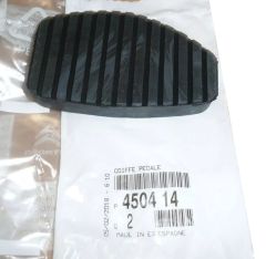 Rubber Pedal Cover New Original 4504.14 450414 Citroen Peugeot