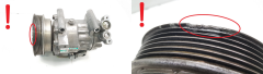 Air Con Compressor 8200600122 SD6V12 1452 Sanden Renault