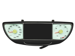 Speedometer/Instrument Cluster Lancia Phedra 1495451080 9643753080 40874