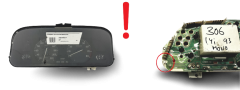 Speedometer/Instrument Cluster Peugeot 306 9610192480 09033509902 54763