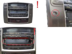 Control panel Radio A/C Lexus IS 758950