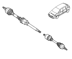 Drive Shaft Right Original Renault Vel Satis 2.0 8200387369