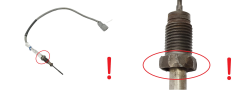 Exhaust Gas Temperature Sensor 226403465R Renault 2.0 DCI
