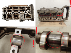 Cylinder Head VWAG 079103374AT 079103286 4.2 BVJ