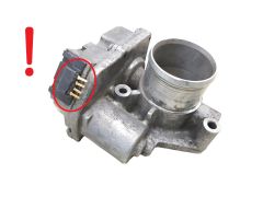 Throttle Body Valve 7701062300 A2C53107575 Renault 1.9 2.5 DCI 1033