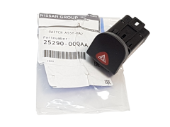 Hazard Light Switch Renault Kangoo 2529000QAA New Original