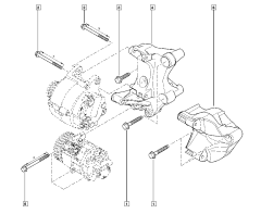 Mount, Bracket Original Trafic III Vivaro NV300 Talento 117105508R