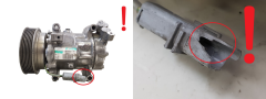Air Con Compressor 8200819568--A SD6V12 1904 Sanden Renault 1000