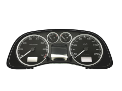 Speedometer/Instrument Cluster Peugeot 307 9645768580 E 01 Sagem 59109