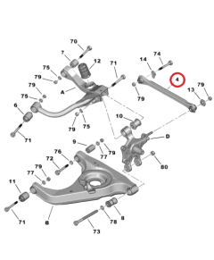 Wishbone Right/Left Original Peugeot 607 331612 Wishbone Right/Left Original Peugeot 607 331612
