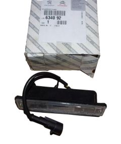 Lamp Oświetlenia Tablicy Rejestracyjnej Original 634092 Citroen Peugeot