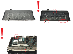 Speedometer/Instrument Cluster Renault Clio 1 7700841356 A 21578560-2 Sagem