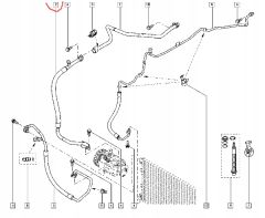 Air Conditioning Pipe Original Master III Movano NV400 2778100Q0D