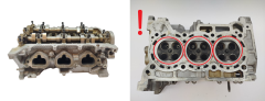 Cylinder Head 1642R-3 110417920R 0.9 TCE H4B Dacia Renault