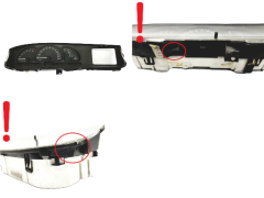 Speedometer/Instrument Cluster Opel Vectra B 90569739JN 88481688 50382