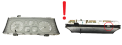 Speedometer/Instrument Cluster Renault Clio 1 7700831044 B 21574768-6