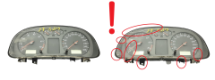 Speedometer/Instrument Cluster VW Golf MK4 1J0919861D 110008916020 59584