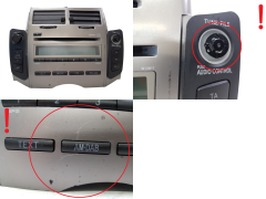 Radio Cd Mp3 Player Toyota Yaris 86120-0D490 W13811 Fujitsu 1362