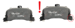 Speedometer/Instrument Cluster Fiat Panda 5550004601 04 58534