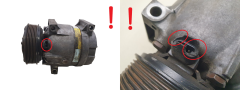 Air Con Compressor 8200200671 1135514 Delphi 2.5 dci Renault Master 2