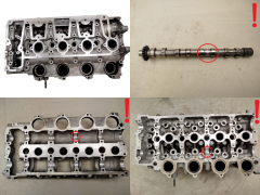 Cylinder Head Citroen Peugeot Volvo 9688418110 0200HL 2.0 HDI TDCI 5